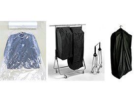 Kledinghoezen collectie en transparant